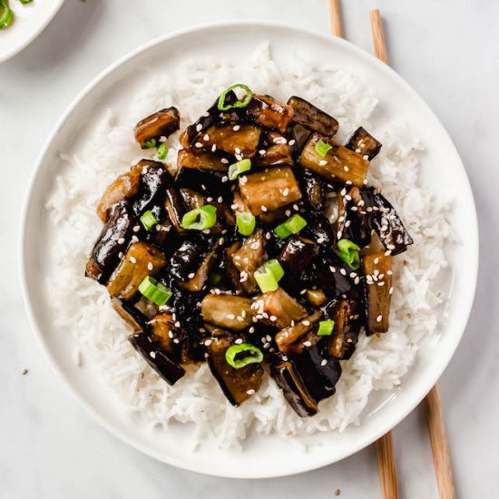 Chinese Eggplants With Garlic Sauce