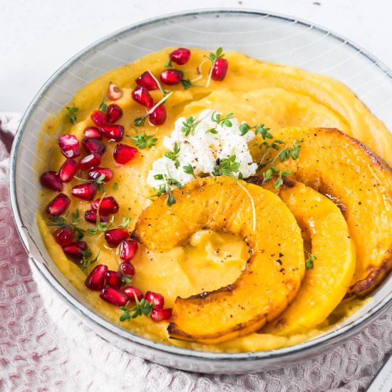 Butternut squash Soup with Feta