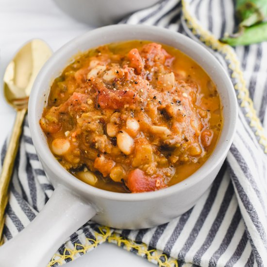 Pumpkin White Bean Chili