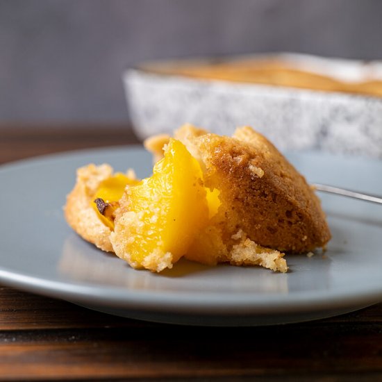 Peach Dump Cake