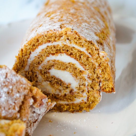 Pumpkin Roll with Mascarpone