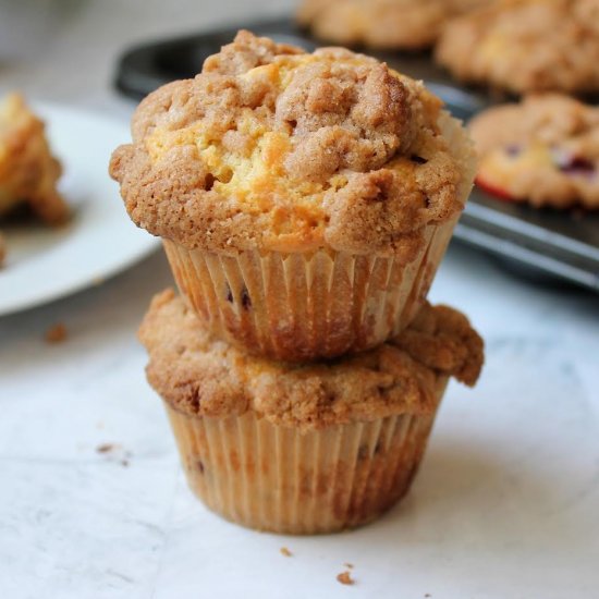 Healthy Blackberry Muffins