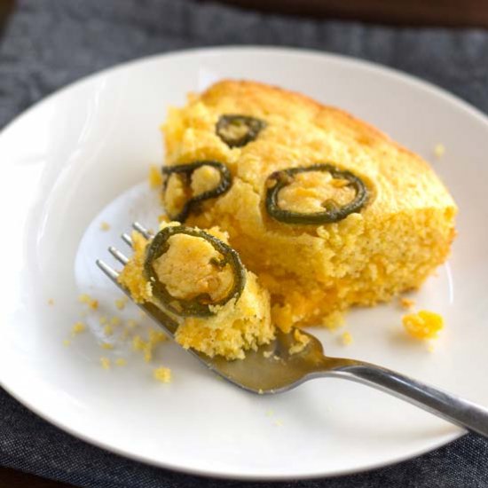 Shortcut Jalapeno Cheddar Cornbread