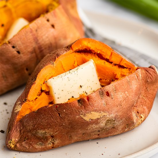 Microwave Sweet Potato