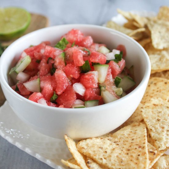 Cucumber Watermelon Salsa