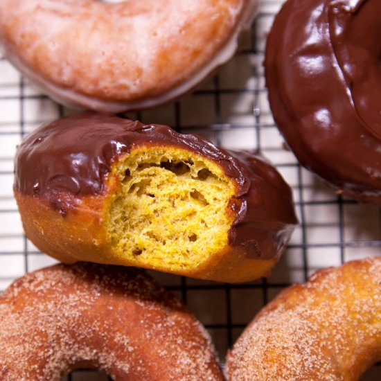 Sourdough Pumpkin Donuts