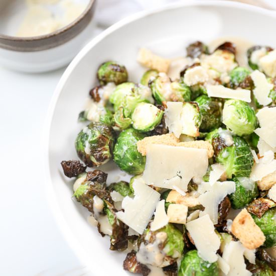 Brussel Sprout Caesar Salad