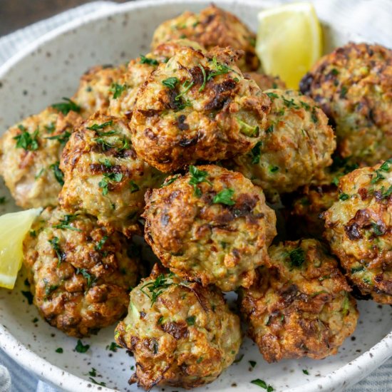 Air Fryer Chicken Meatballs