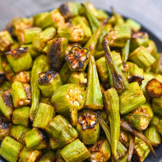 Taco Roasted Okra