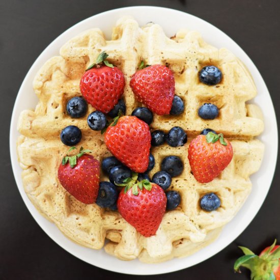 Vegan Whole Wheat Waffles