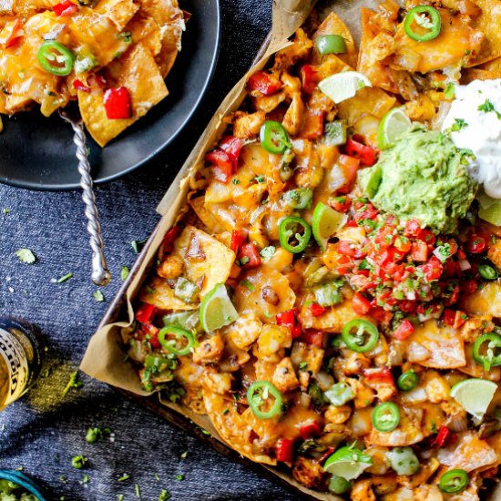 Chicken Fajita Nachos