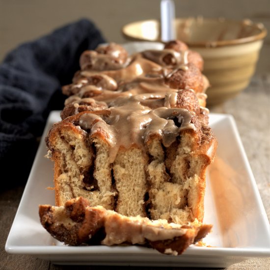 cinnamon roll loaf