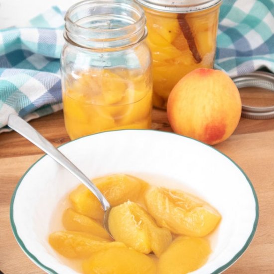 Canning Peaches At Home