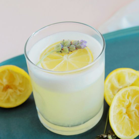 Lavender Lemon Pisco Sour