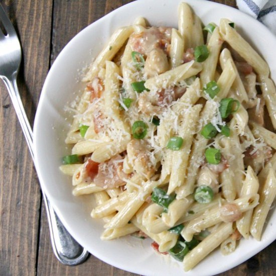 Chicken Bacon Ranch Pasta