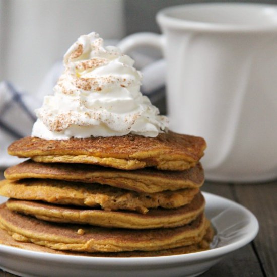 Almond Flour Pumpkin Pancakes