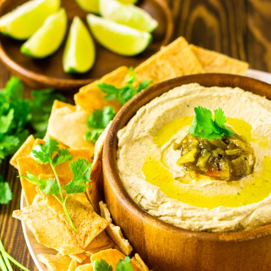 Hatch Green Chile Hummus