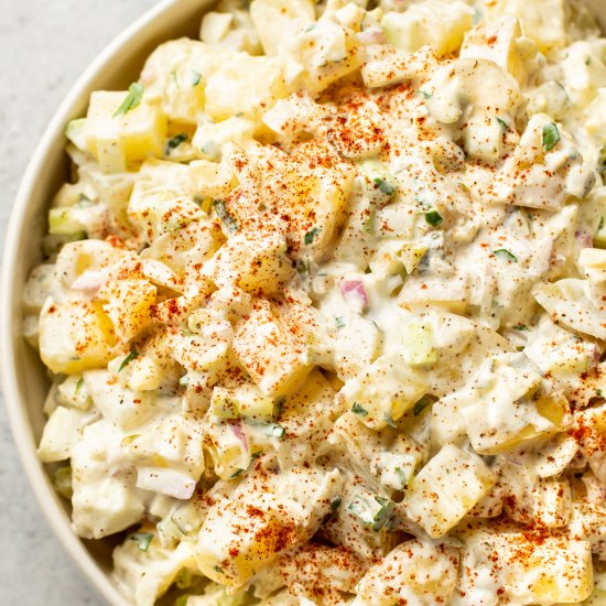 potato salad with egg