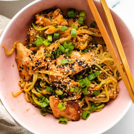 Kimchi Chicken & Noodles