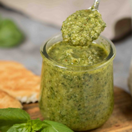 Homemade pesto