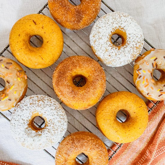 Baked Pumpkin Spice Donuts