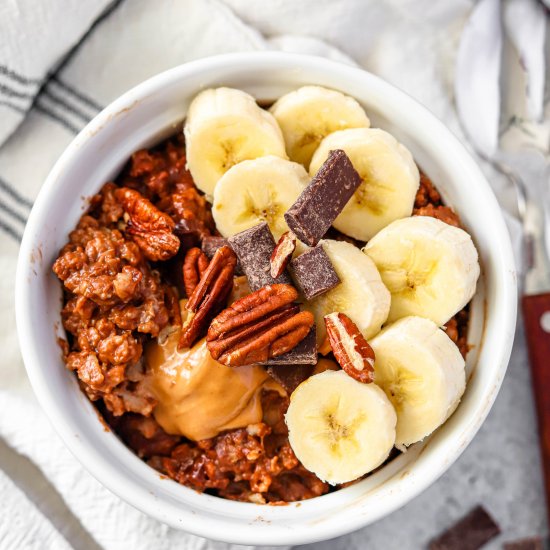 Instant Pot Chocolate Oatmeal