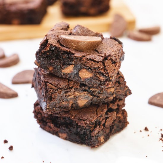 Fudgy Chocolate Orange Brownies