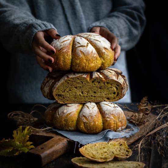 Sourdough Pumpkin Bread