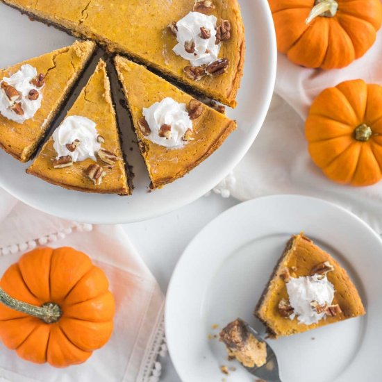 Keto Pumpkin Cheesecake