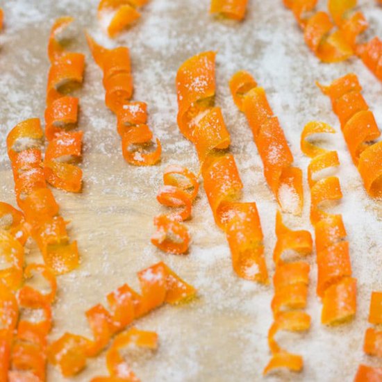 Candied Carrot Curls