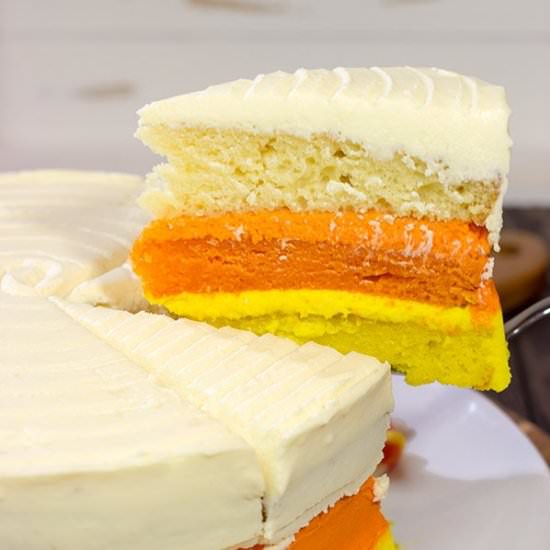 Candy Corn Cake