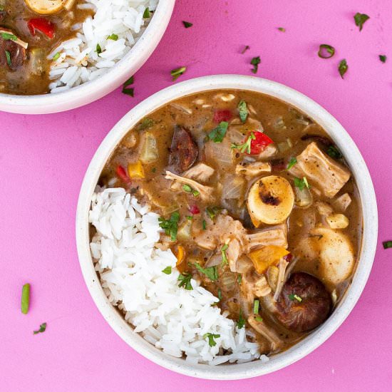 Vegan Cajun Gumbo