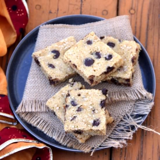 Sourdough Salted Butter Blondies