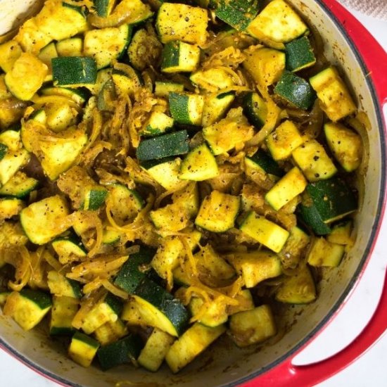 Indian Zucchini Curry