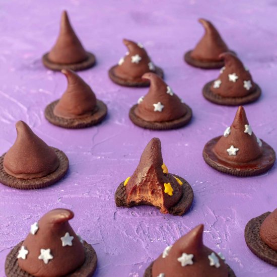 Vegan Witch Hat Cookies