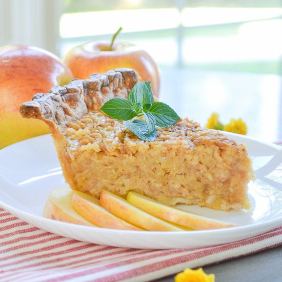 Grated Apple Pie