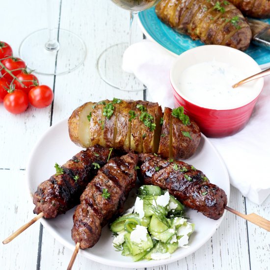 Easy beef kofta kebabs