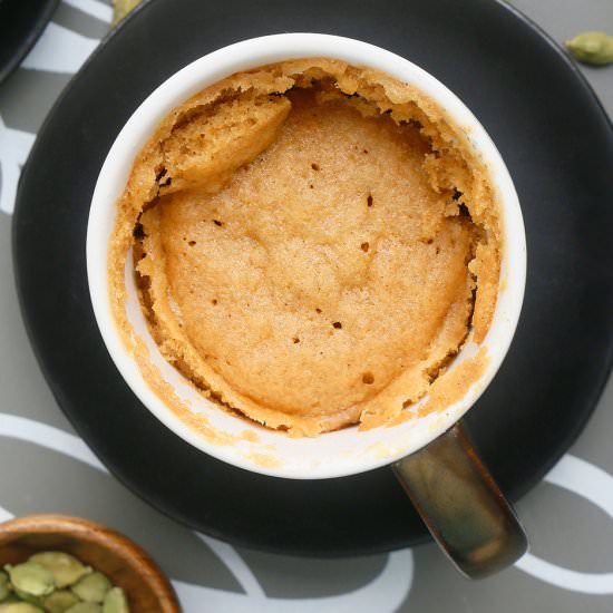 Chai Cake in a Mug