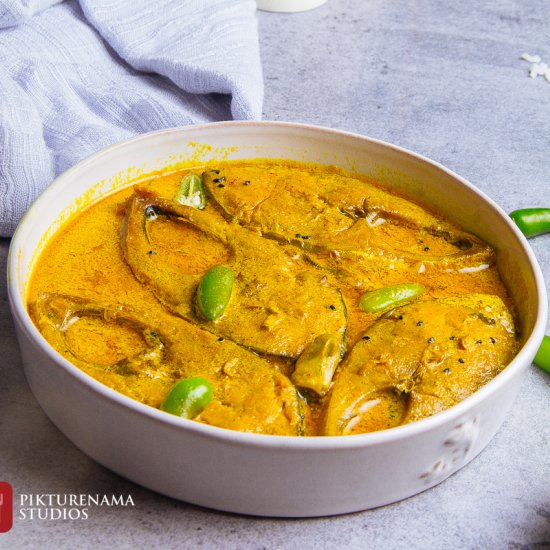 Sorshe Ilish Hilsa mustard paste