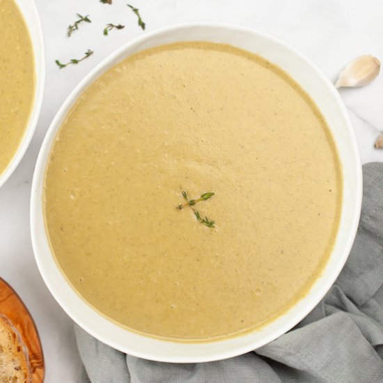 Vegan Broccoli Potato Soup