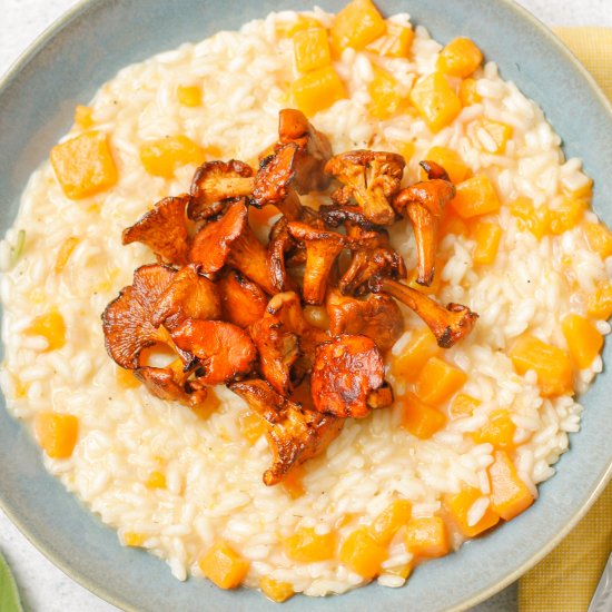 Butternut squash risotto