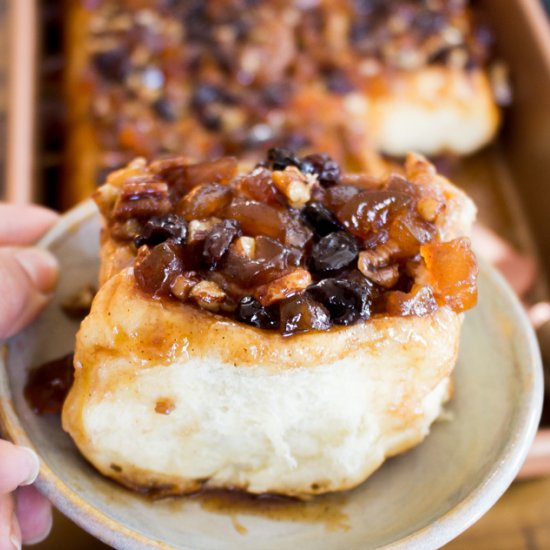 Apple Cider Sticky Buns