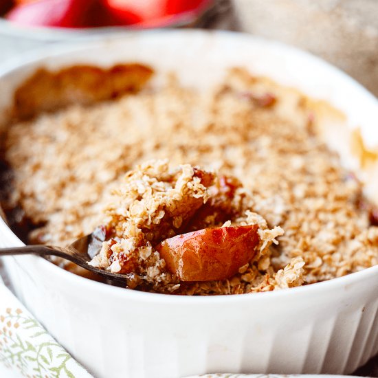 Root Beer Apple Crisp With Cardamom