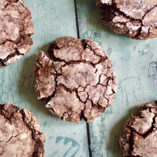 Chocolate Crinkle Cookies