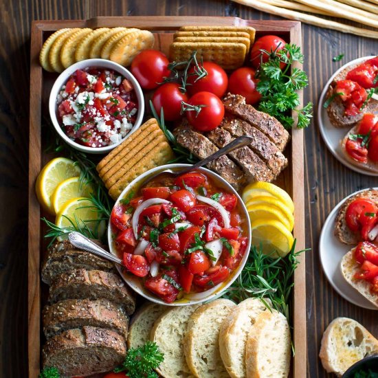 Easy Bruschetta Board