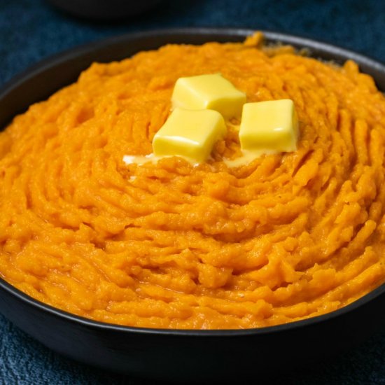 Vegan Mashed Sweet Potatoes