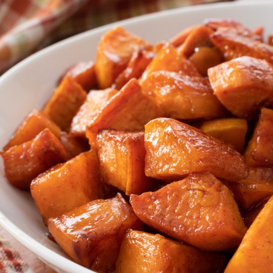 Honey Butter Roasted Sweet Potatoes