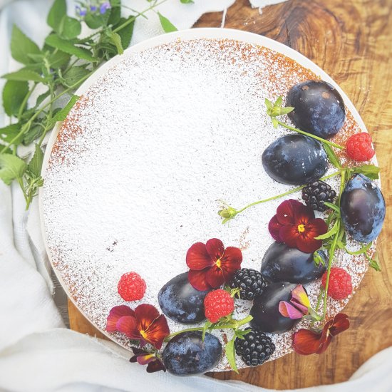 Easy Blackberry Victoria Sponge