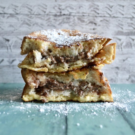 Chocolate and Hazelnut French Toast