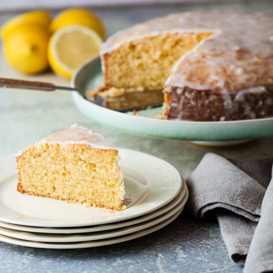 Lemon drizzle olive oil cake